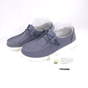 Hey Dude Wendy Lace Up Casual Shoe Womens Size 8 121412526 Gray
